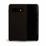 Wholesale Galaxy S10 Slim Silicone Hard Case (Black)